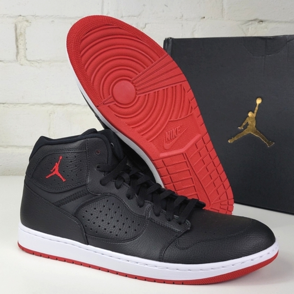 Jordan Access High Top  Basketball Shoe Bred Shang Chi Mens 14 AR3762 001